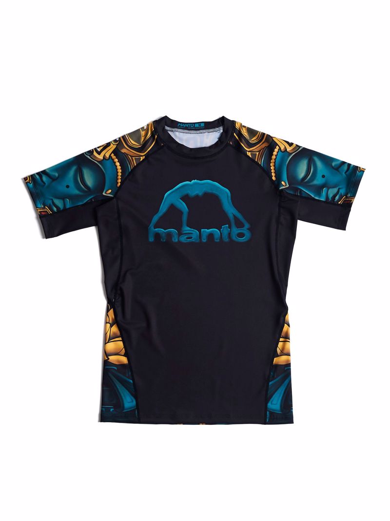 MANTO BIG Buddha RASHGUARD -black
